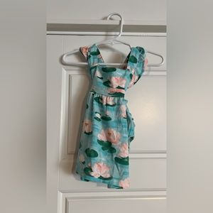 Angel Dear NWT bamboo Dress and Bloomers‎ 3-6M Waterlillies Floral Kyte Posh